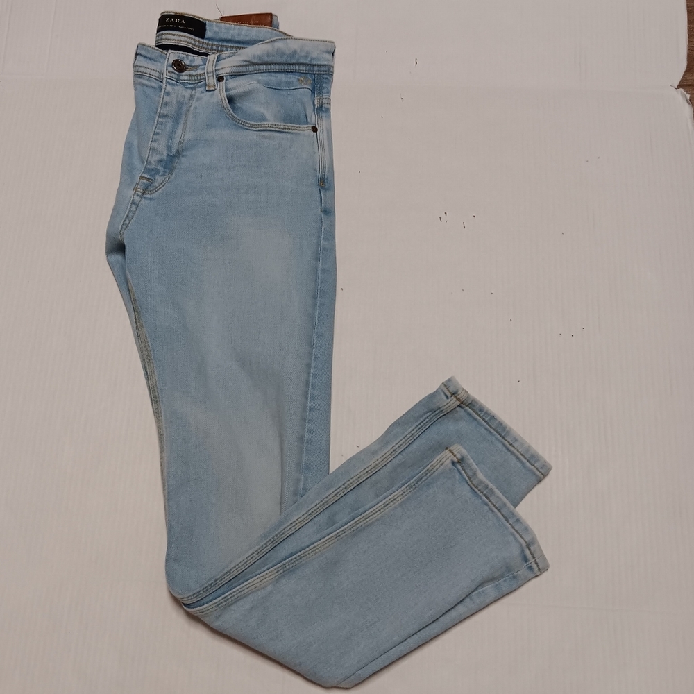 ZARA MAN Premium Denim light  skinny stretch jeans, 31